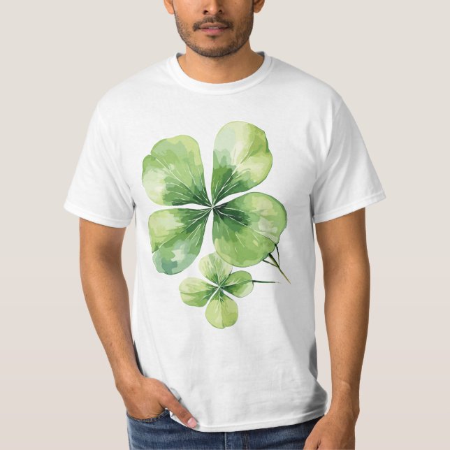 Camiseta Folha de trevo (Frente)