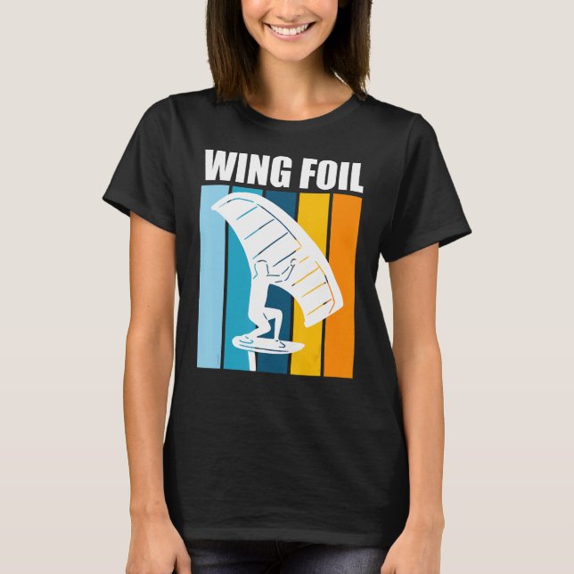 Camiseta Folha de Wing Retro-Wing Surfer Wing (Frente)