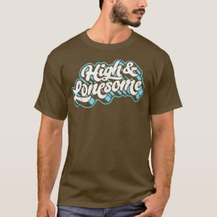 Camiseta Folha do Festival Bluegrass de Tipografia Alta e S