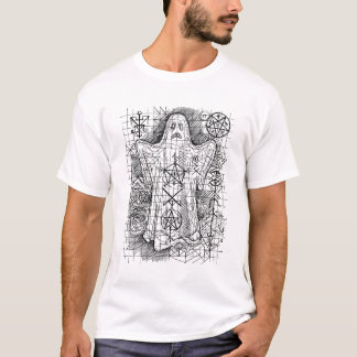 Camiseta Folha Oculta Fantasma Engraçado Vintage Halloween 