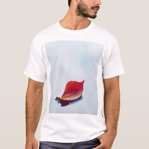Camiseta folha solitária