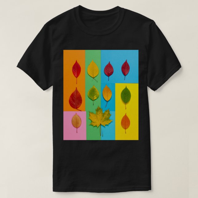 Camiseta folhas (Frente do Design)