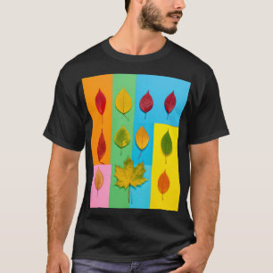 Camiseta folhas