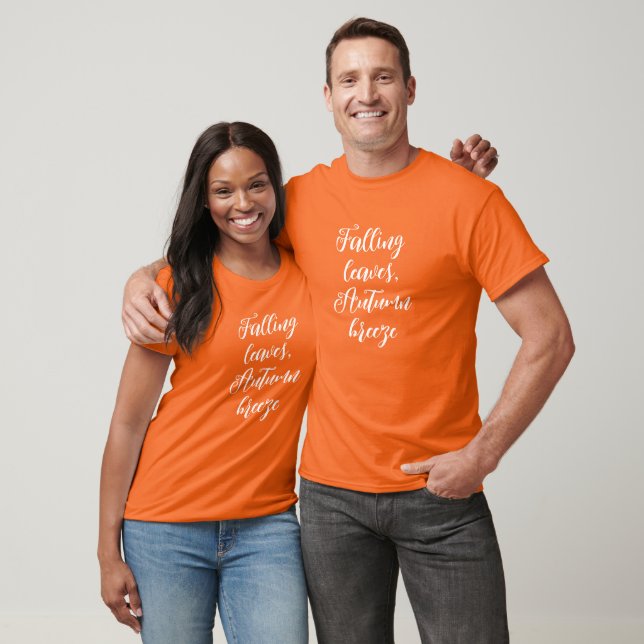 Camiseta Folhas Caindo Brisa de Outono (Unissex)