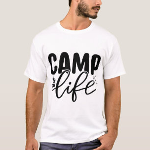 Camiseta Folhas Caindo e Vibrações Aconchegantes