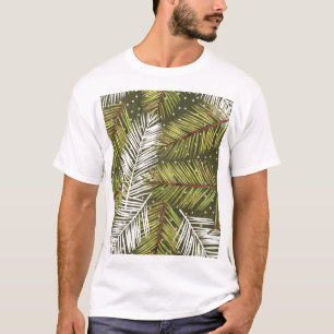Camiseta Folhas de Aquarela Verde: Ilustração Invisível