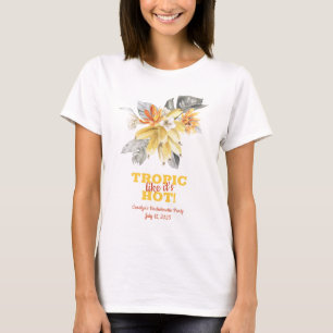 Camiseta Folhas de Banana Trópico como se estivesse Quente!