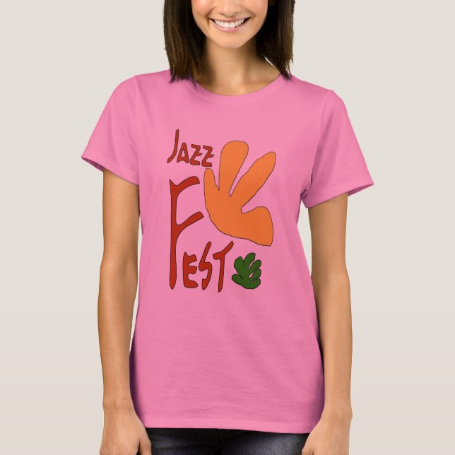 Camiseta Folhas de Fest de Jazz (Frente)