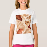 Folhas de Ginkgo Douradas Desenho Botânico Elegant