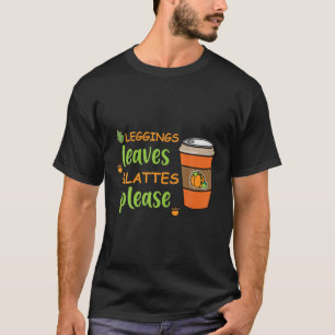 Camiseta Folhas de Leggings
