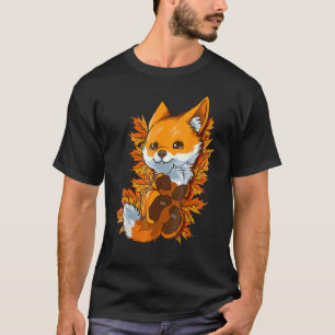 Camiseta Folhas de outono de Animais de Bebê da Floresta Ve