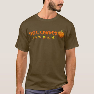Camiseta Folhas de outono do outono