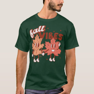 Camiseta Folhas de outono e Folhas de outono e Abóbora Por 