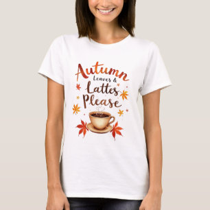 Camiseta Folhas de outono e latas, por favor - Mola de Aqua