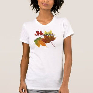 CAMISETA FOLHAS DE OUTONO EM MONTANA