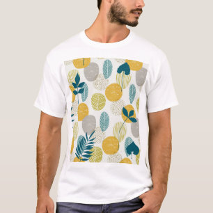 Camiseta Folhas de outono, padrão perfeito de colheita.