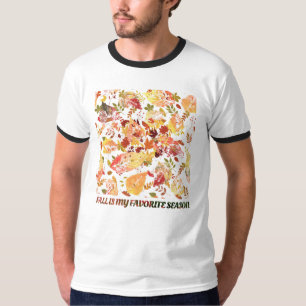 Camiseta Folhas de outono: Teto Gráfico Sazonal
