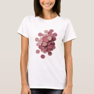 Camiseta Folhas de prata afiada de GRAÇA Design personaliza