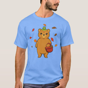 Camiseta Folhas De Urso No Outono