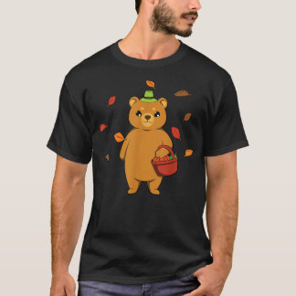 Camiseta Folhas De Urso No Outono78