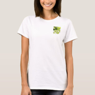 Camiseta Folhas de Videira de Uva Verde