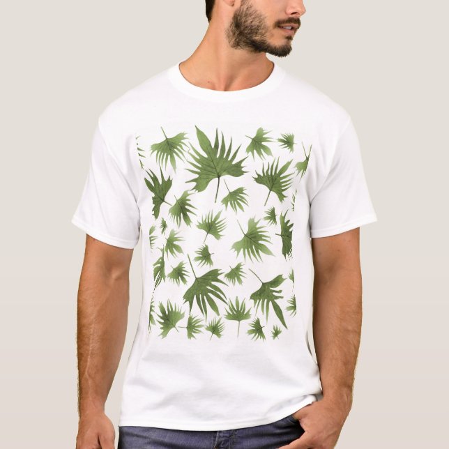 Camiseta Folhas de Vinha das Canárias (Frente)