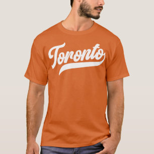 Camiseta Folhas do Mapeamento do Toronto Retro Toronto Toro