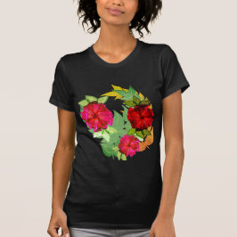 Camiseta Folhas e flores