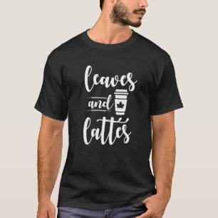 Camiseta Folhas E Lattes Café Pumpkin Spice Cafeine Anúncio