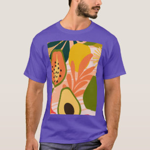 Camiseta Folhas Encantadoras Modestáveis Avocado
