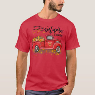 Camiseta Folhas Estão Caindo O Outono Está Chamando, Autumn
