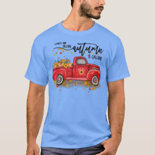 Camiseta Folhas Estão Caindo O Outono Está Chamando, Autumn