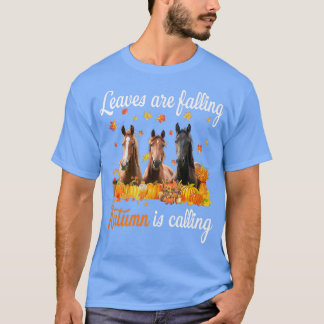 Camiseta Folhas Estão Caindo Outono Chamar Obrigados De Cav