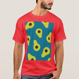 Camiseta Folhas Exóticas e Sutis Avocado