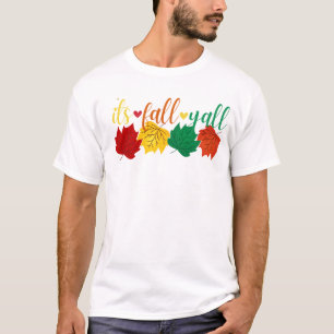 Camiseta Folhas Gráficas do outono: T-shirt do outono