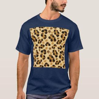 Camiseta Folhas-leopardo - Padrão bonito de Tobe Fonseca