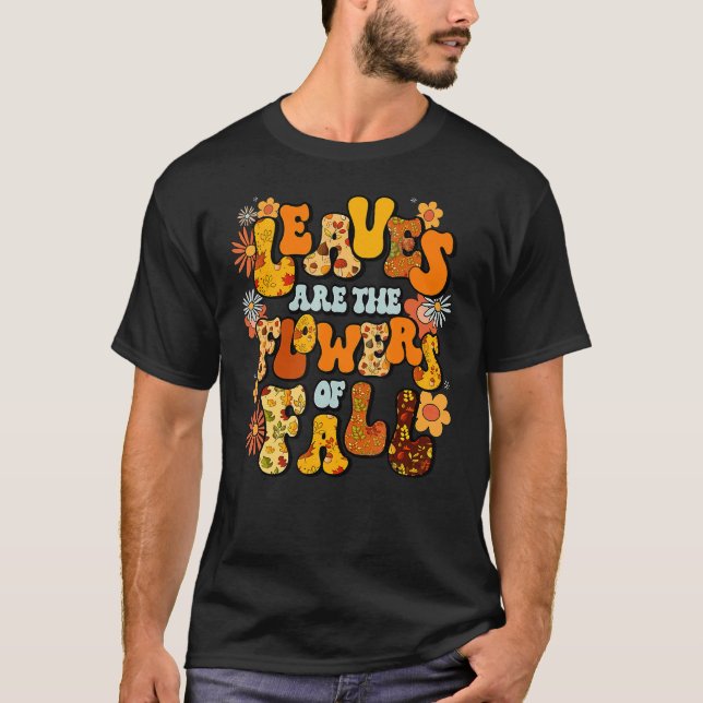 Camiseta Folhas São Flores De Queda (Frente)