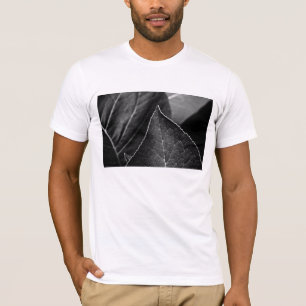 Camiseta folhas sendo
