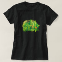 Folhas tropicais brilhantes