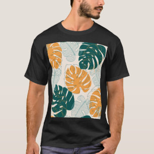 Camiseta Folhas Tropicais: Selva Selva Vintage