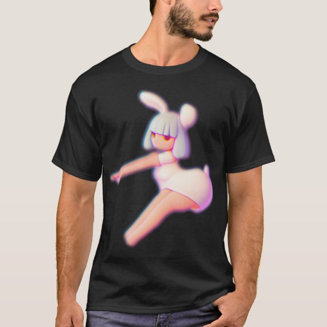 Camiseta Folheto de Cheerleader Bonito (Frente)