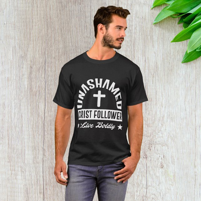Camiseta Folheto do Cristo sem vergonha (Criador carregado)