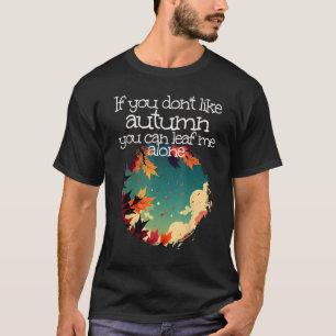 Camiseta Folheto voador na temporada de vento para Folhas d