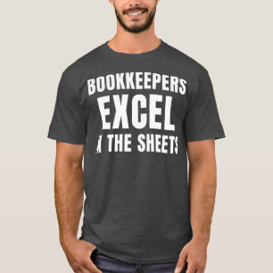 Camiseta Folhistas Engraçados Excel na Contabilidade de Fol