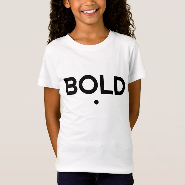 Camiseta Folio Bold. Menina (Frente)