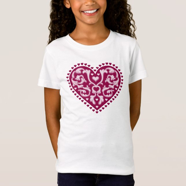 Camiseta Folk Art Heart (Frente)