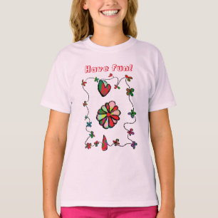 Camiseta Folk Retro Quaint e Happy Art T-Shirt