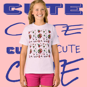 Camiseta Folk Retro Quaint e Happy Art T-Shirt