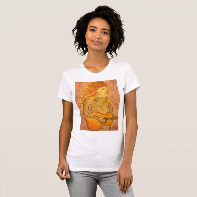 Camiseta Folk Rock Girl (Frente Completa)