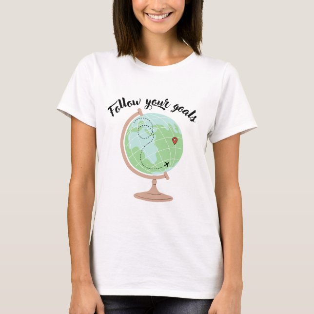 Camiseta Follow your goals (Frente)